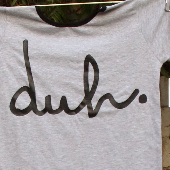 Rags to Raches "Duh" Romper 5/6T - Picture 2 of 2